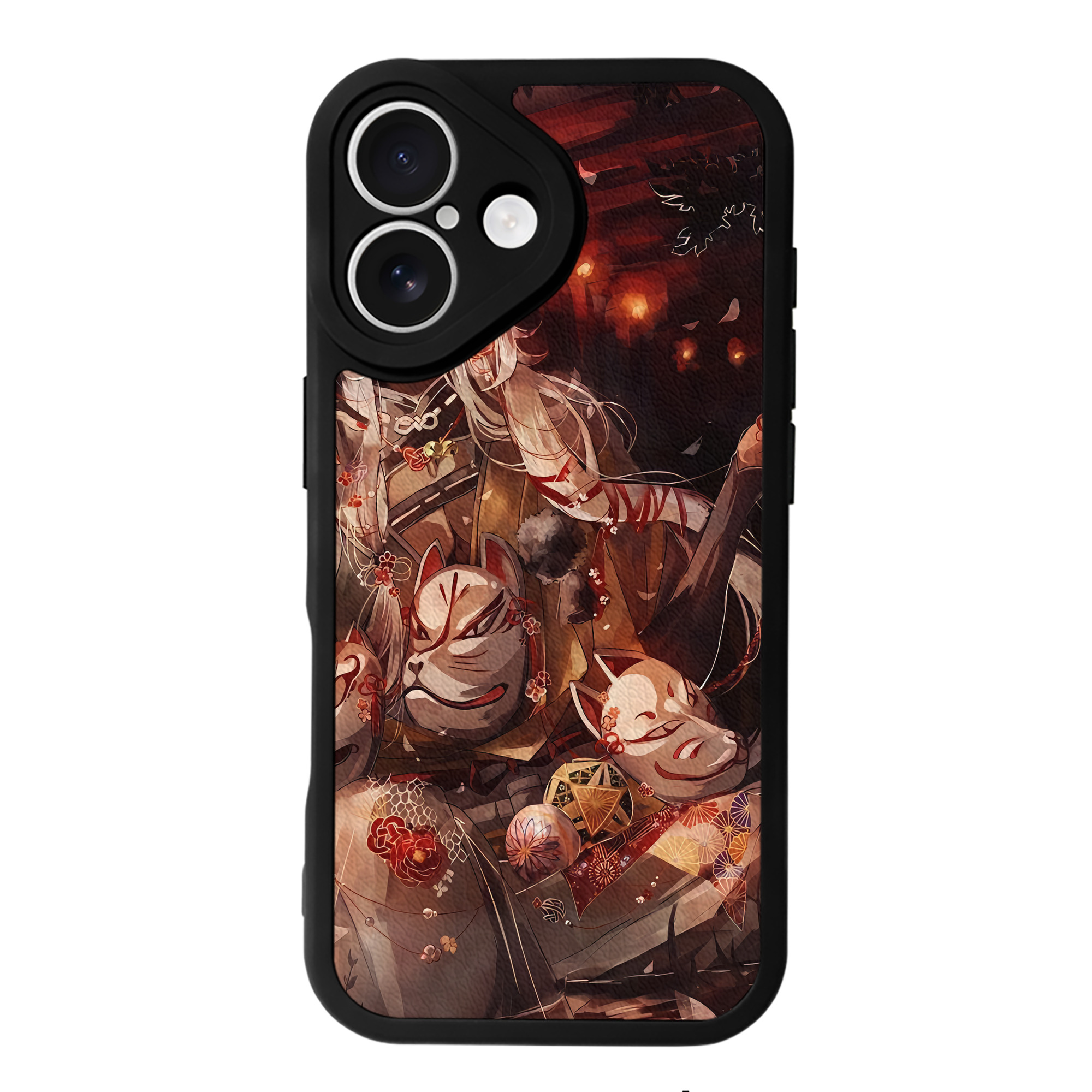 （画像用） 刀剣乱舞 Touken Ranbu 【iPhone 16シリーズ対応】シリコンスマホケース（レザー調） 材質：シリコン